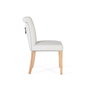 GINER Y COLOMER Lote de 2 sillas de tela y madera beige